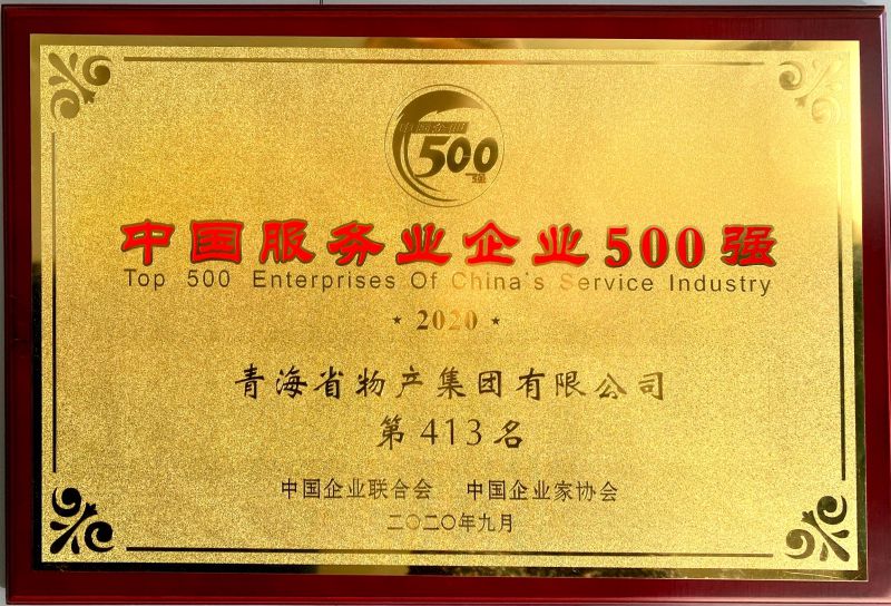 2020年中国服务业企业500强
